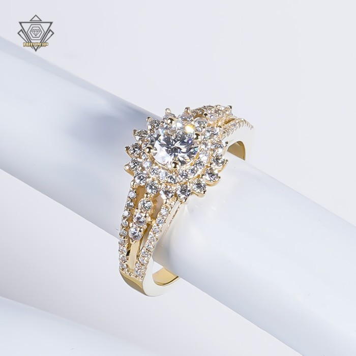 high quality 14k diamond ring